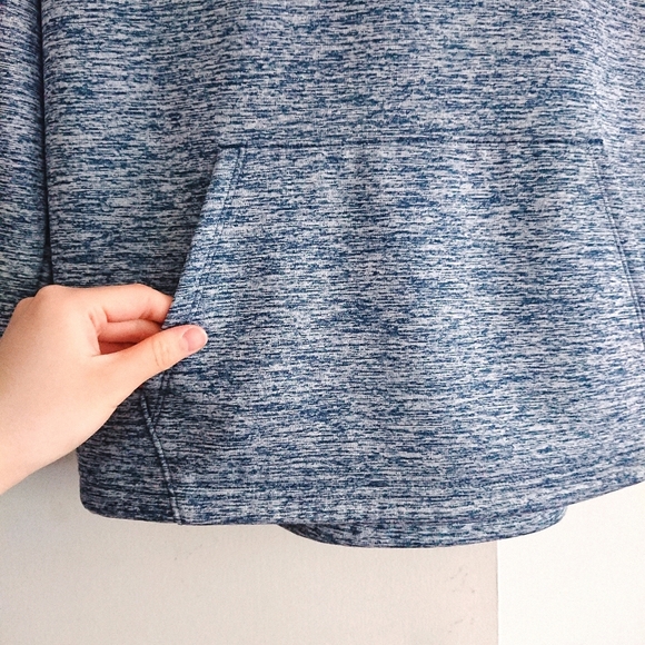 💖2/$25💖 Under Armour Cyan Blue Logo Armour Fleece Storm Hoodie - Picture 4 of 9